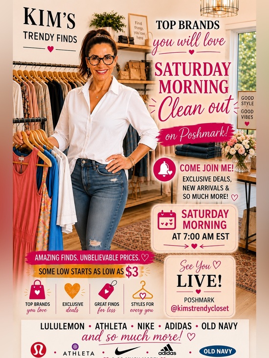 Accessories - Saturday Morning Clean Out  NWT Just Added!!!